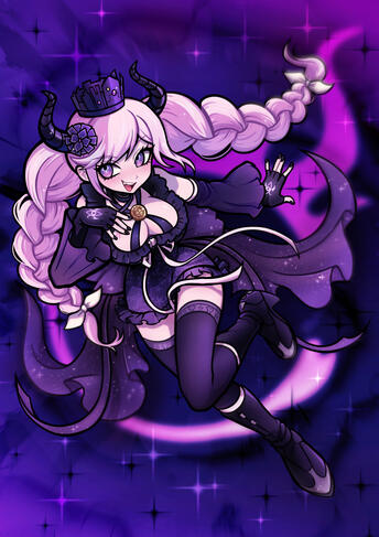 Shinigami Artwork (winner for Spike Chunsoft fanart contest)